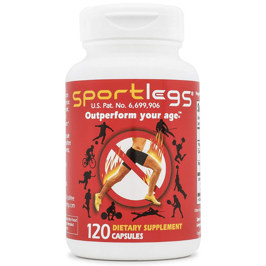 SportLegs Fast Fitness Boost Pre-Workout Lactic Acid Supplement, 120-Cap Bottle, Pack of 1